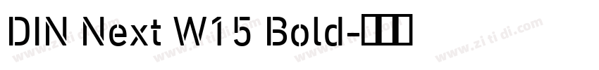 DIN Next W15 Bold字体转换